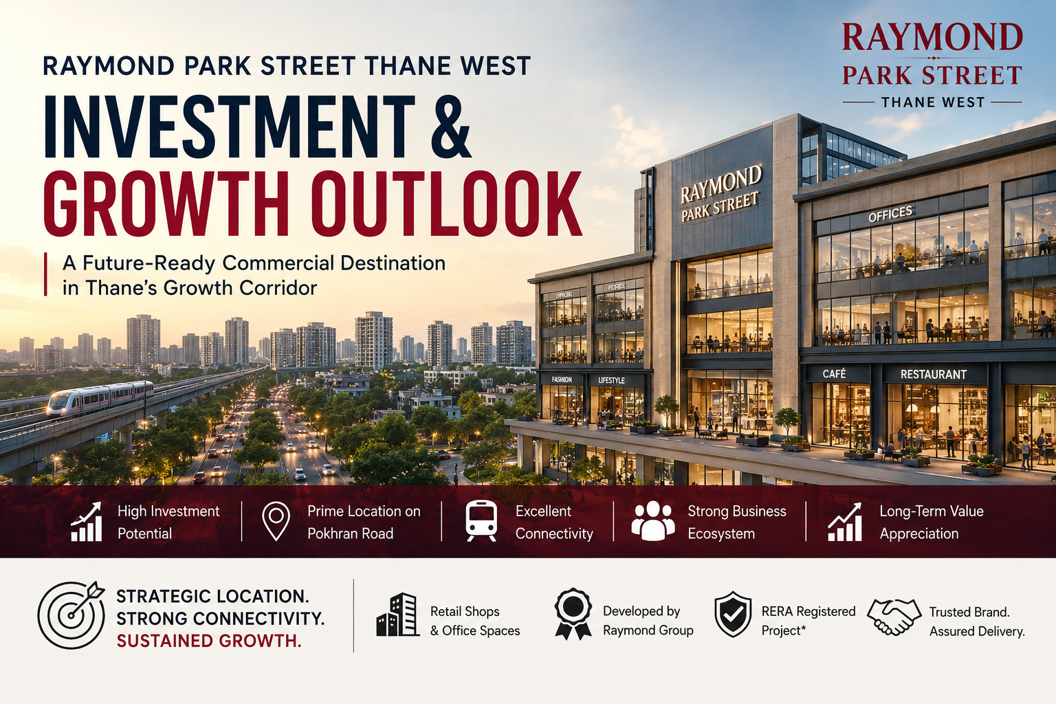 Raymond Park Street Pokhran Road